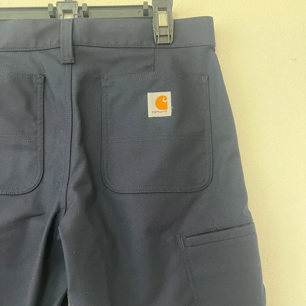 Carhartt Men’s Navy Size 30 Rugged Work Shorts Navy Blue Side Pocket
Inseam: 10” - Picture 2 of 16